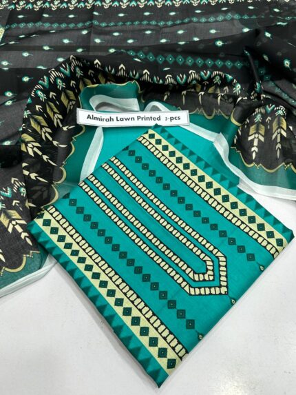 Lawn Printed 3pc (Almirah)