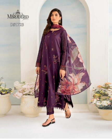 LUXURY LAWN Embroidery 3PC