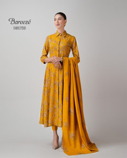 Luxury Lawn Bareeze Embroidery 3pc