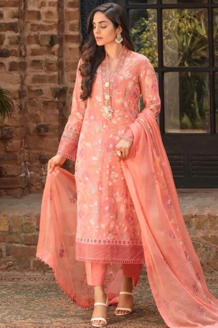 Luxury Lawn Bareeze Embroidery 3pc