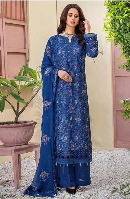 Luxury Lawn Bareeze Embroidery 3pc