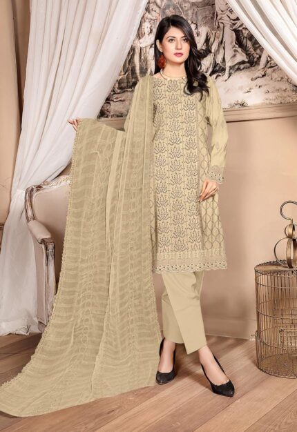 Luxury Lawn Bareeze Embroidery 3pc