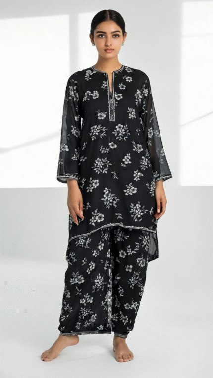 2-PC ALL OVER PRINTED POLO COTTON ( SUMMER )