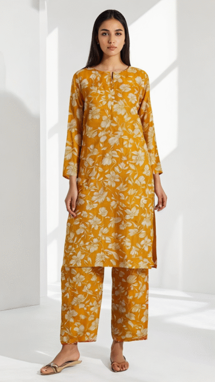 2-PC ALL OVER PRINTED POLO COTTON ( SUMMER )